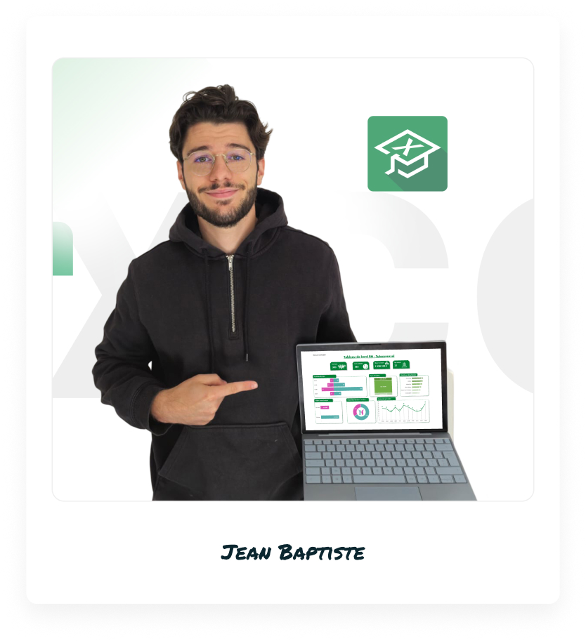 Jean Baptiste formateur Excel