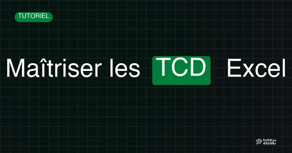 Bannière Maîtriser les TCD Excel
