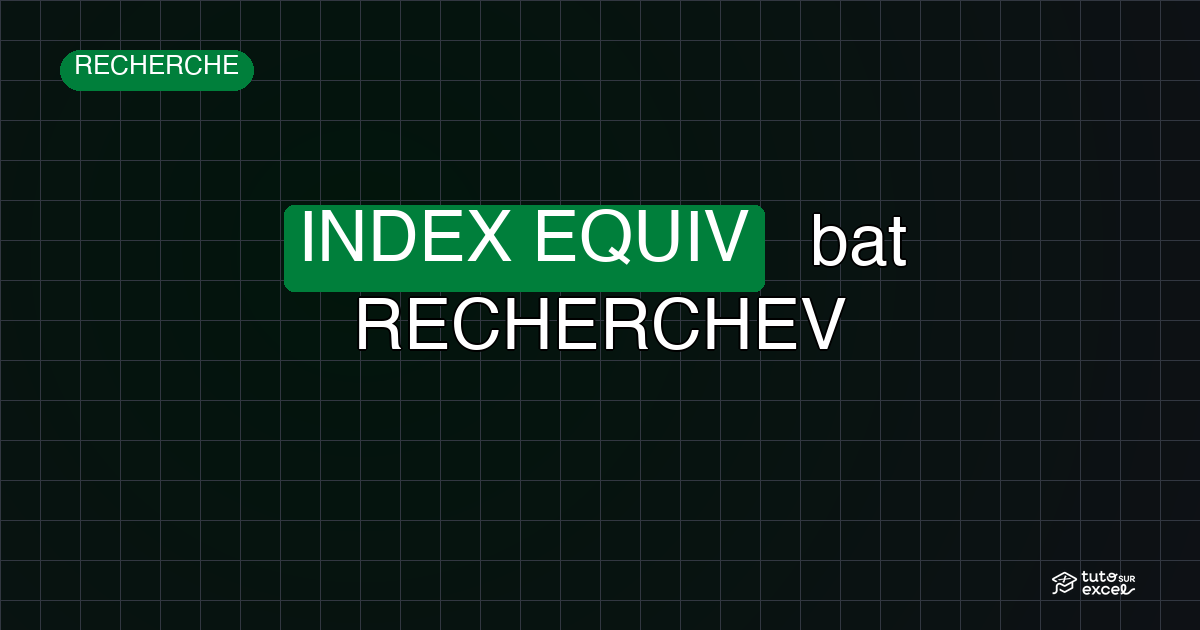 Bannière INDEX EQUIV bat RECHERCHEV