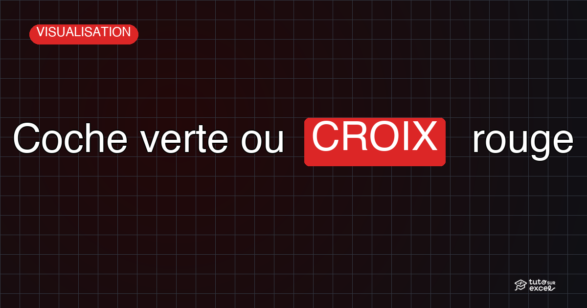 Bannière Coche verte ou CROIX rouge