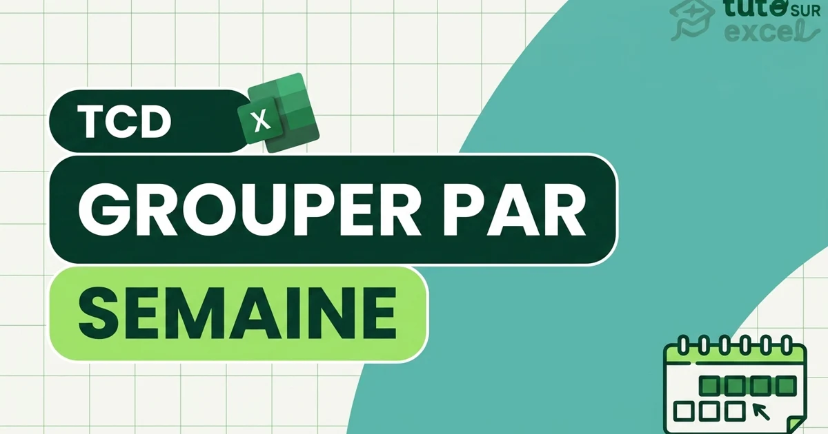 Grouper par semaine dans un tableau croisé dynamique : l'option cachée d'Excel