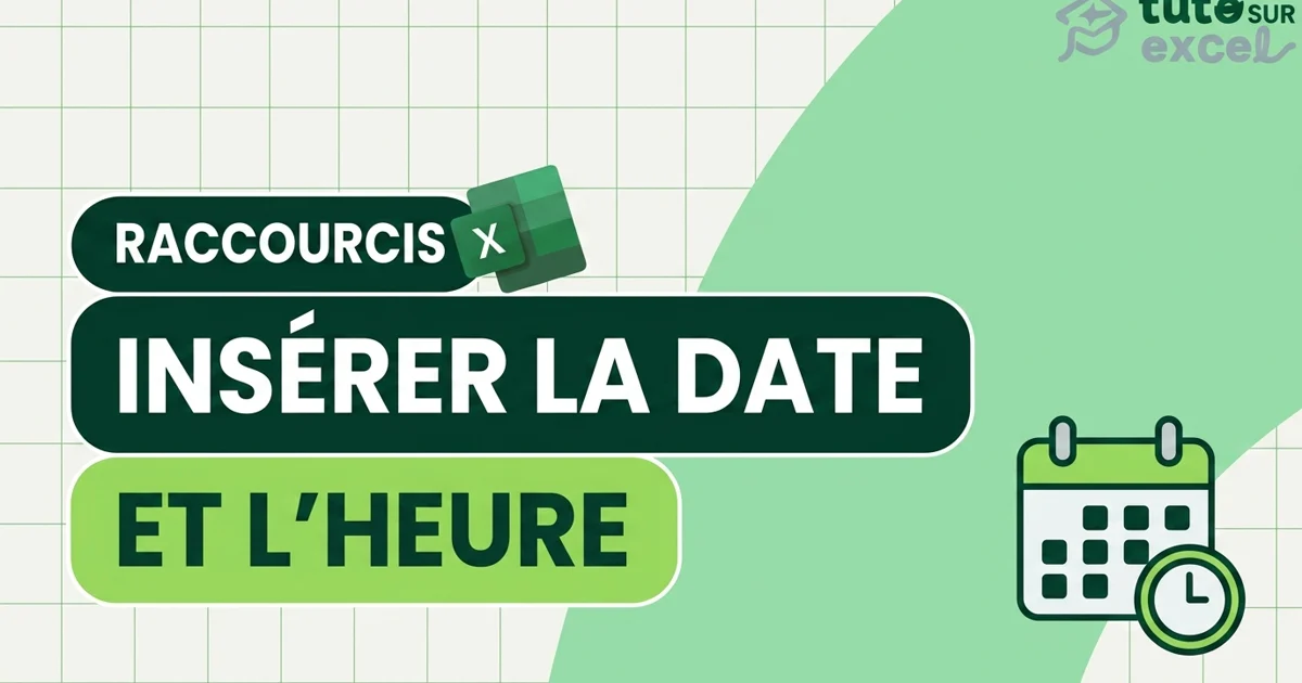 Insérer la date et l’heure dans Excel : les 2 raccourcis et la formule