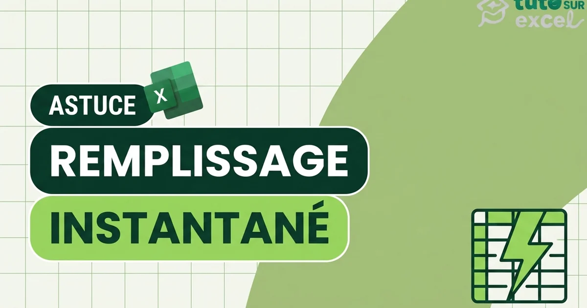 Remplissage instantané dans Excel : découper une colonne avec Ctrl+E